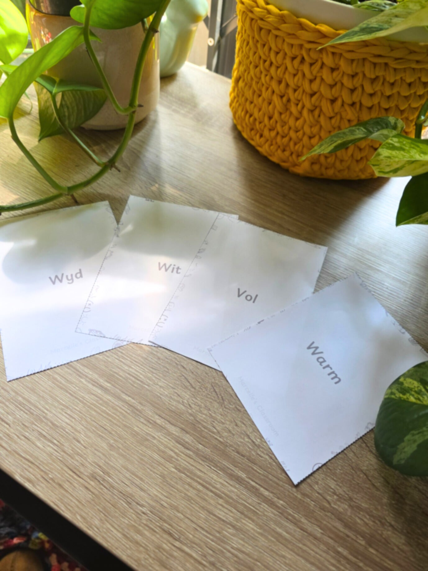 Afrikaans Intensiewe Vorme Flitskaarte